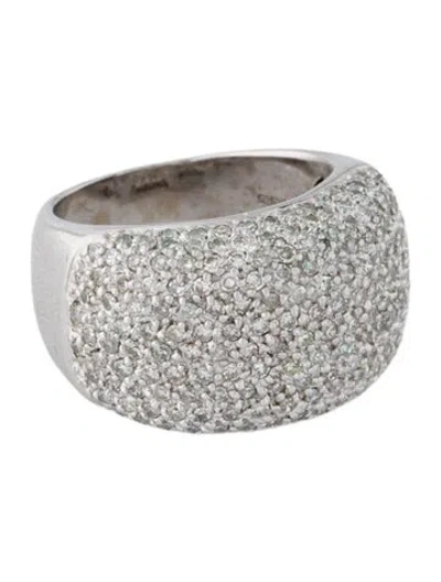 Pre-owned Ring 14k 1.32ctw Diamond Pave Dome  In Multi