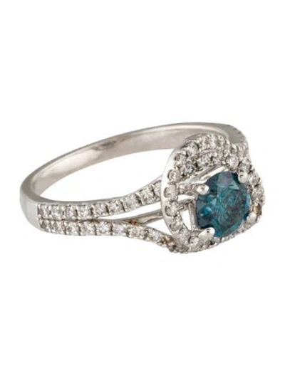 Pre-owned Ring 14k 1.33ctw Diamond Cocktail  In Multi