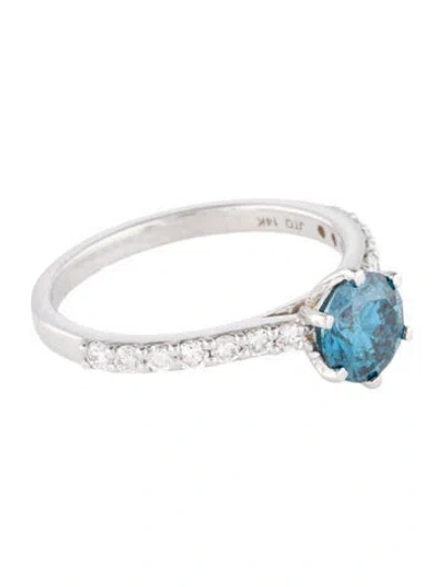 Pre-owned Ring 14k 1.33ctw Lab-grown Diamond Cocktail  In Multi