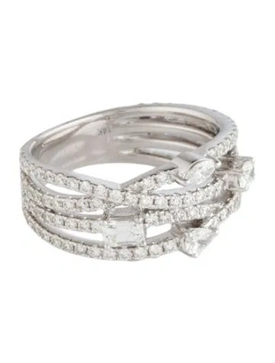 Pre-owned Ring 14k 1.34ctw Diamond Band In Multicolor