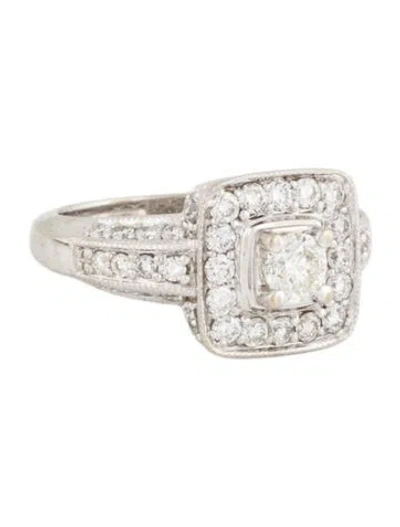 Pre-owned Ring 14k 1.34ctw Diamond Cocktail  In Multi
