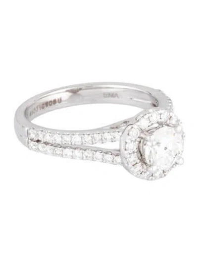 Pre-owned Ring 14k 1.34ctw Diamond Engagement  In Multicolor