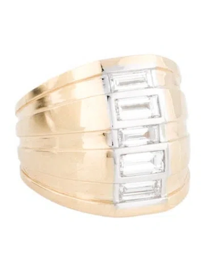 Pre-owned Ring 14k 1.34ctw Lab-grown Diamond Band In Multi