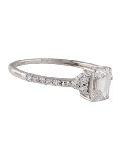 Pre-owned Ring 14k 1.34ctw Lab-grown Diamond Cocktail In Multi