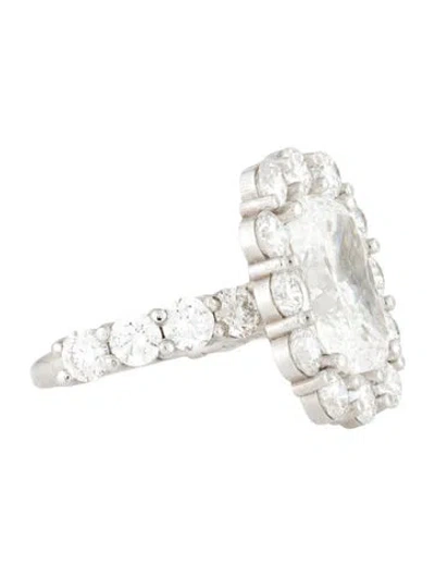 Pre-owned Ring 14k 13.51ctw Lab-grown Diamond Cocktail  In Multi