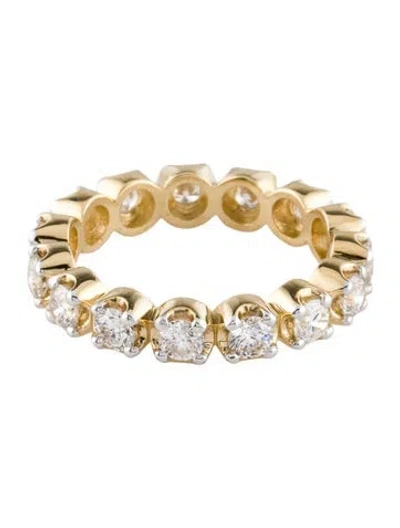 Pre-owned Ring 14k 1.35ctw Diamond Eternity Band In Multi