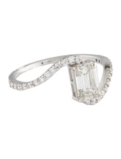 Pre-owned Ring 14k 1.37ctw Lab-grown Diamond Cocktail  In Multi