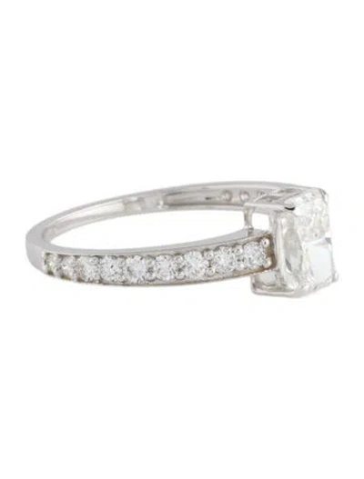 Pre-owned Ring 14k 1.37ctw Lab-grown Diamond Cocktail  In Multi