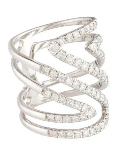 Pre-owned Ring 14k 1.39ctw Diamond  In Multicolor