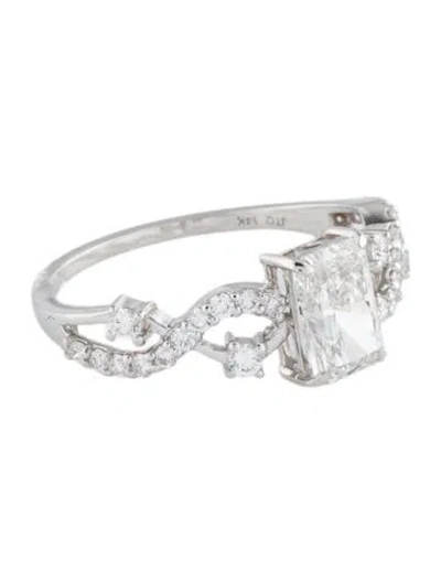 Pre-owned Ring 14k 1.39ctw Lab-grown Diamond Cocktail  In Multi