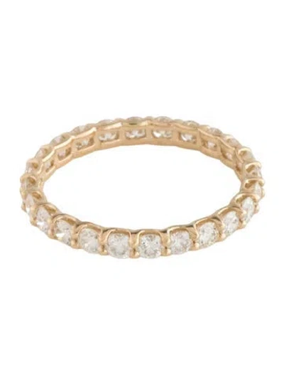 Pre-owned Ring 14k 1.40ctw Diamond Eternity Band In Multicolor
