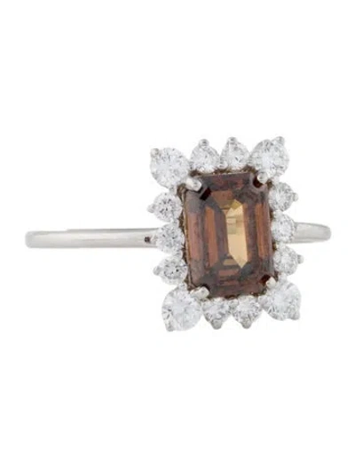 Pre-owned Ring 14k 1.41ct Lab-grown Diamond Cocktail  In Multi