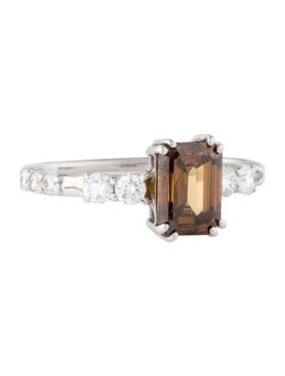 Pre-owned Ring 14k 1.41ct Lab-grown Diamond Cocktail  In Multi