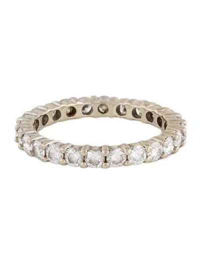 Pre-owned Ring 14k 1.44ctw Diamond Eternity Band In Multi