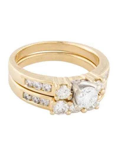 Pre-owned Ring 14k 1.44ctw Diamond Wedding  Set In Multi