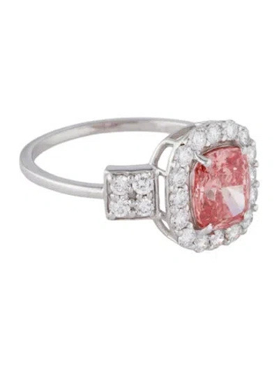 Pre-owned Ring 14k 1.46ct Lab-grown Diamond Engagement  In Multi