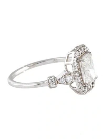 Pre-owned Ring 14k 1.47ctw Diamond Cocktail  In Multi