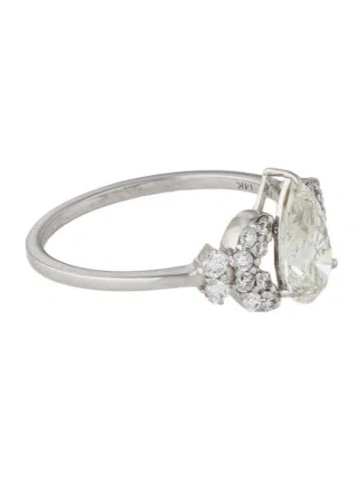 Pre-owned Ring 14k 1.47ctw Lab-grown Diamond Cocktail In Multi