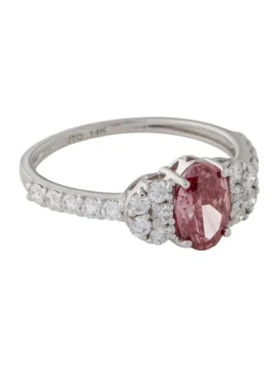 Pre-owned Ring 14k 1.48ctw Lab-grown Diamond Cocktail  In Multi