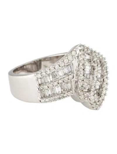 Pre-owned Ring 14k 1.50ctw Diamond Cocktail  In Multi