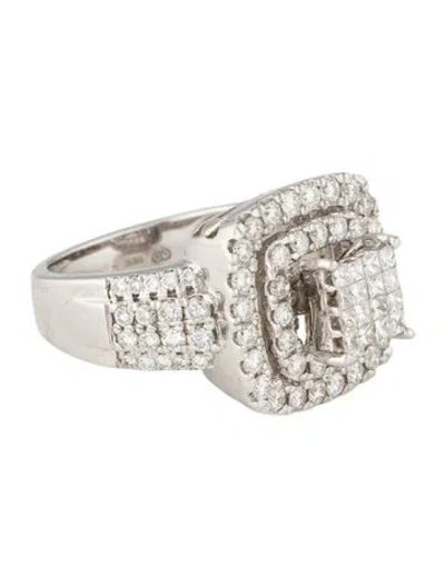 Pre-owned Ring 14k 1.50ctw Diamond Cocktail  In Multi