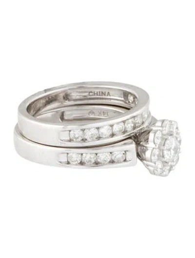 Pre-owned Ring 14k 1.50ctw Diamond Wedding Set In Multi