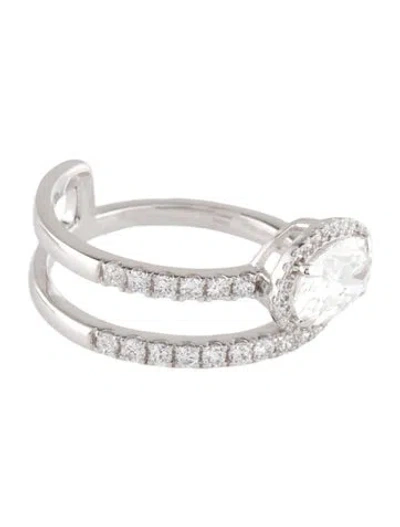 Pre-owned Ring 14k 1.50ctw Lab-grown Diamond Cocktail  In Multi