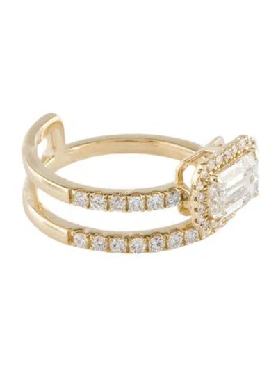 Pre-owned Ring 14k 1.50ctw Lab-grown Diamond Cocktail  In Multi