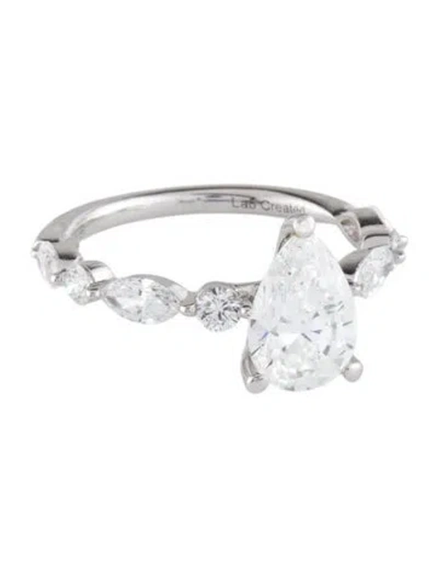 Pre-owned Ring 14k 1.51ct Lab-grown Diamond Cocktail  In Multi