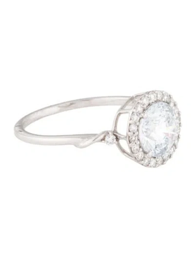 Pre-owned Ring 14k 1.52ct Lab-grown Diamond Engagement  In Multi