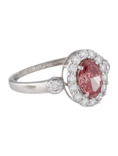 Pre-owned Ring 14k 1.52ctw Lab-grown Diamond Cocktail  In Multi