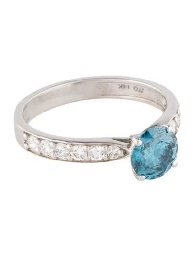 Pre-owned Ring 14k 1.53ctw Lab-grown Diamond Cocktail  In Multi