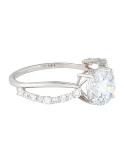 Pre-owned Ring 14k 1.54ct Lab-grown Diamond Engagement  In Multi