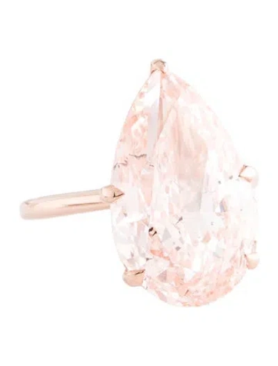 Pre-owned Ring 14k 15.57ct Lab-grown Diamond Cocktail  In Multi