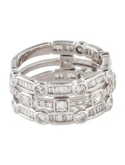 Pre-owned Ring 14k 1.55ctw Diamond Band In Multi