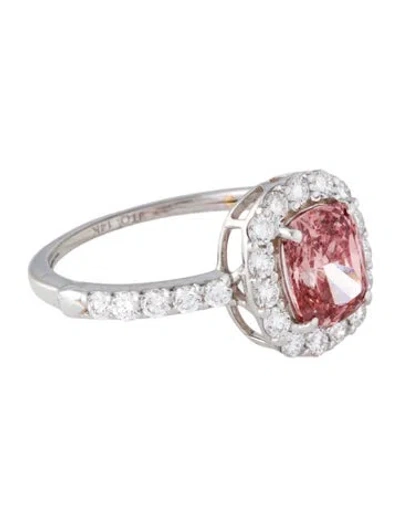 Pre-owned Ring 14k 1.56ct Lab-grown Diamond Engagement  In Multi