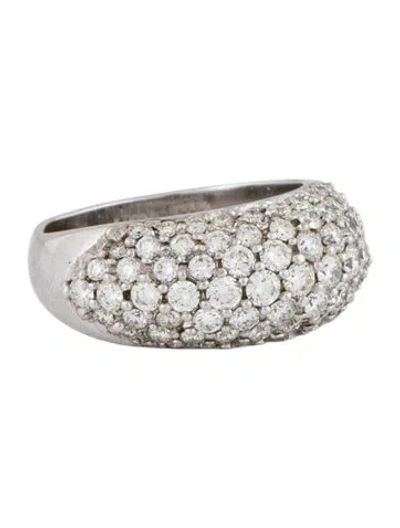 Pre-owned Ring 14k 1.56ctw Diamond Dome Band  In Multi