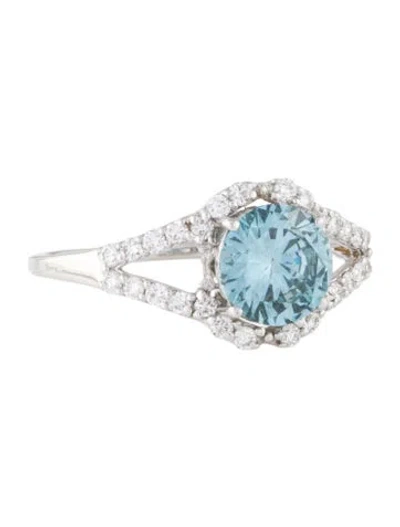 Pre-owned Ring 14k 1.56ctw Lab-grown Diamond Cocktail  In Multi