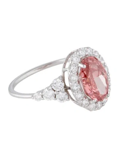 Pre-owned Ring 14k 1.57ct Lab-grown Diamond Engagement  In Multi