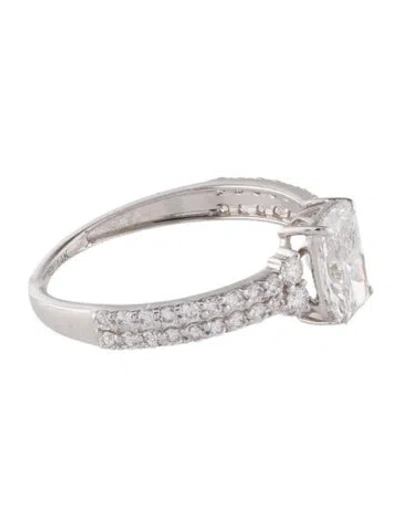 Pre-owned Ring 14k 1.57ctw Lab-grown Diamond Cocktail In Multi