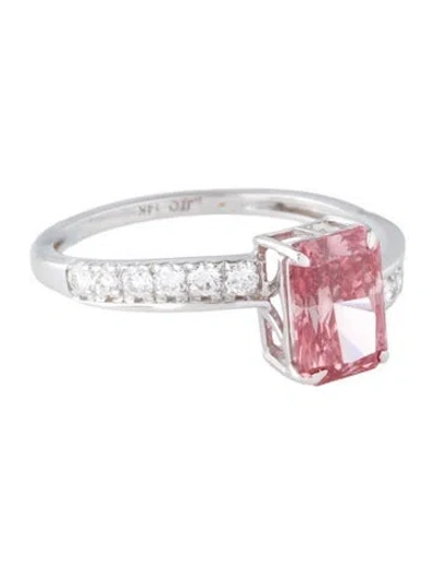 Pre-owned Ring 14k 1.58ct Lab-grown Diamond Engagement  In Multi
