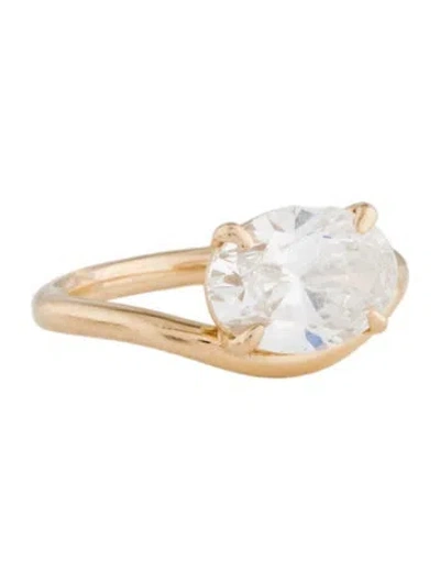 Pre-owned Ring 14k 1.59ct Lab-grown Diamond Cocktail  In Multi