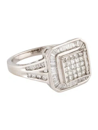 Pre-owned Ring 14k 1.5ctw Multi-cut Diamond Cocktail