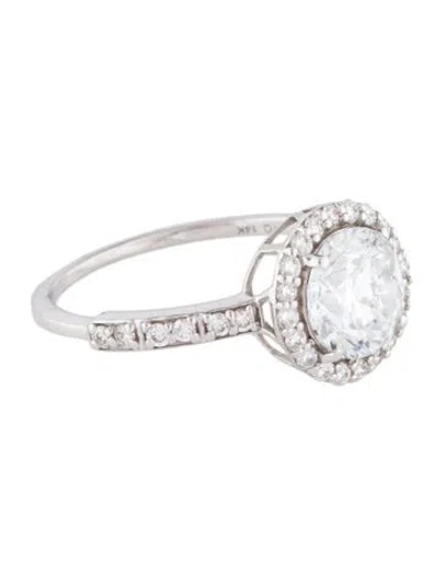 Pre-owned Ring 14k 1.60ct Lab-grown Diamond Engagement  In Multi