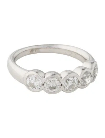 Pre-owned Ring 14k 1.60ctw Diamond Five-stone Band In Multi
