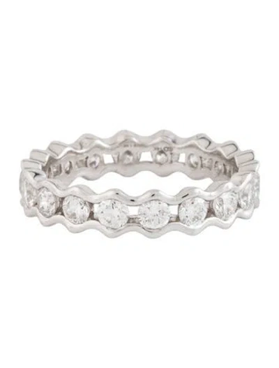 Pre-owned Ring 14k 1.62ctw Diamond Eternity Band In Multicolor