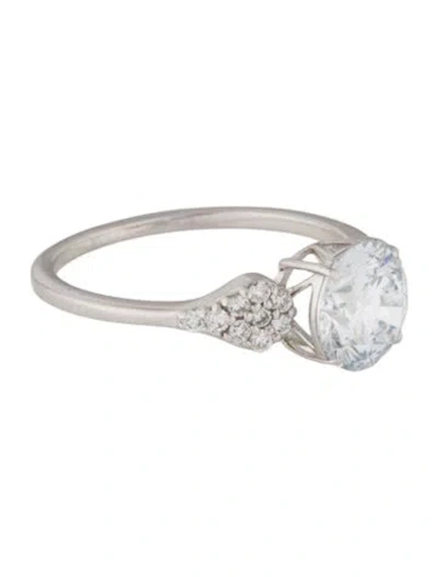 Pre-owned Ring 14k 1.63ct Lab-grown Diamond Engagement  In Multi