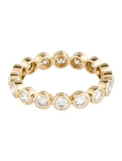 Pre-owned Ring 14k 1.65ctw Diamond Eternity Band  In Multicolor