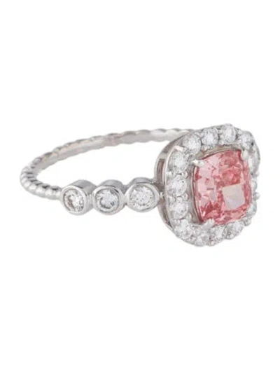 Pre-owned Ring 14k 1.66ctw Lab-grown Diamond Cocktail  In Multi