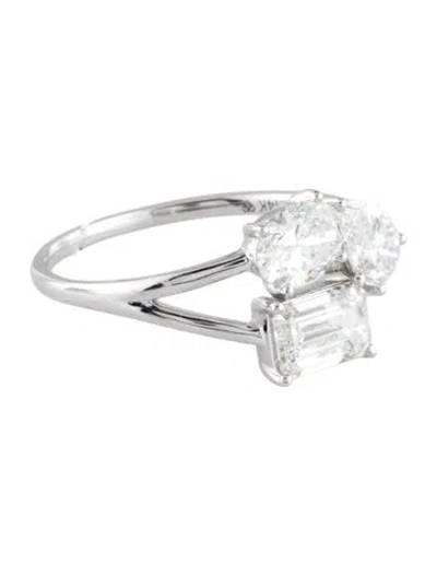 Pre-owned Ring 14k 1.75ctw Lab-grown Diamond Cocktail  In Multi